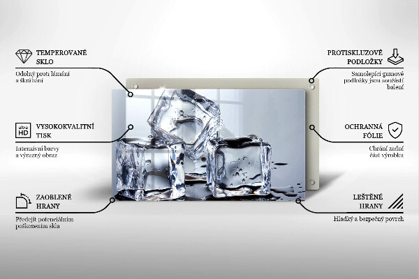 Kryt na varnou desku Ledové kostky