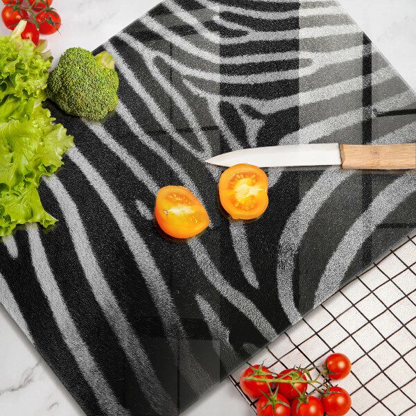 Sklo za sporák Zebrové pruhy