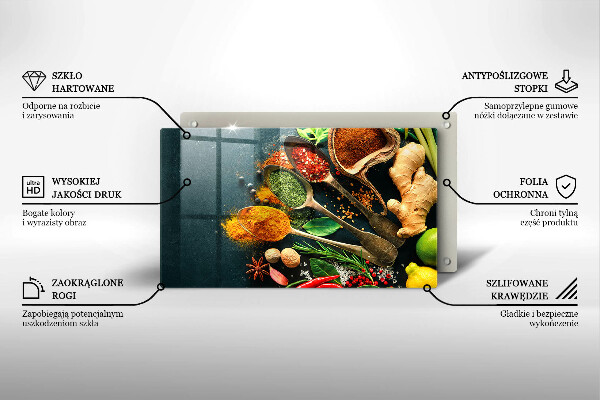 Kryt na varnou desku Kuchyňské lžíce na koření