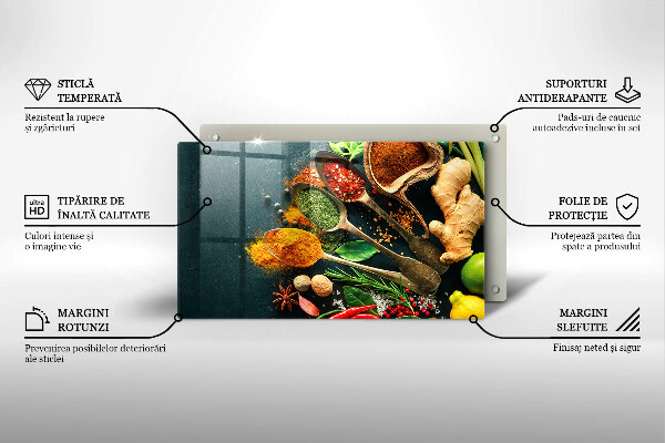 Kryt na varnou desku Kuchyňské lžíce na koření