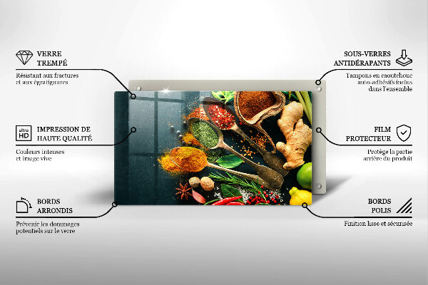 Kryt na varnou desku Kuchyňské lžíce na koření