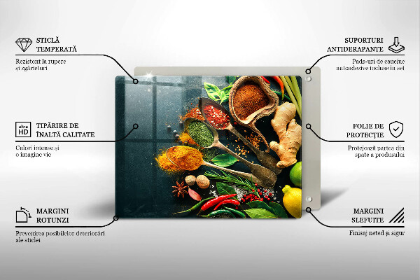 Kryt na varnou desku Kuchyňské lžíce na koření