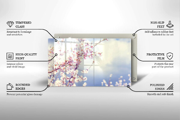 Sklo za sporák Kvetoucí strom