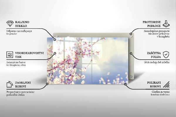 Sklo za sporák Kvetoucí strom