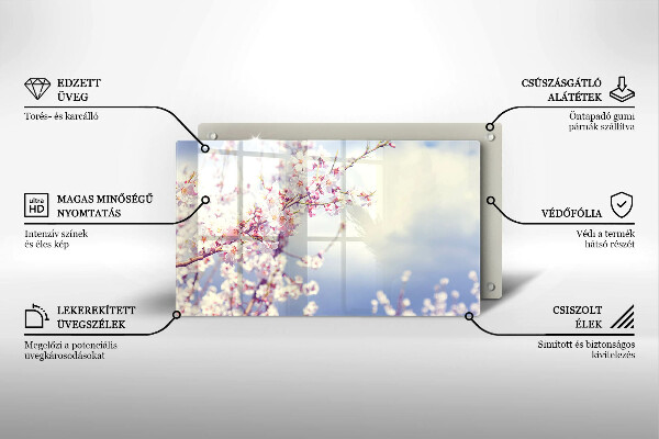 Sklo za sporák Kvetoucí strom