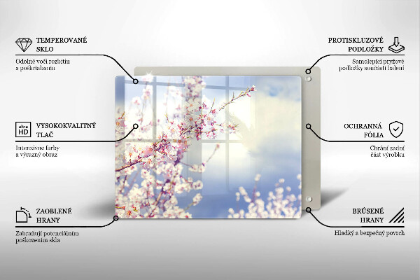 Sklo za sporák Kvetoucí strom