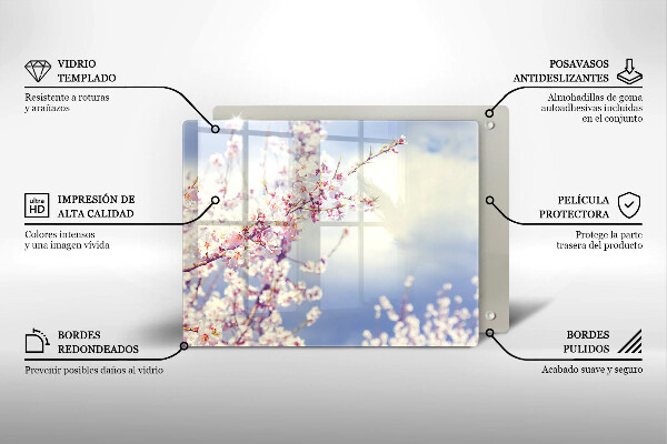 Sklo za sporák Kvetoucí strom