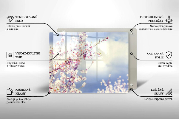 Sklo za sporák Kvetoucí strom