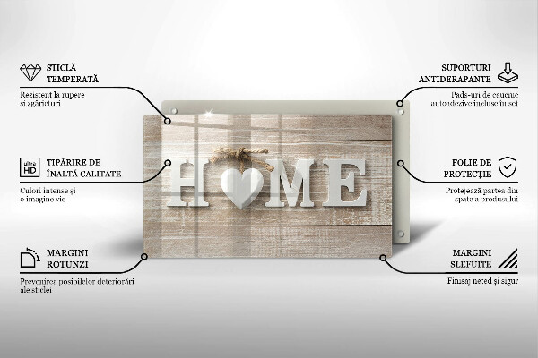 Kryt na varnou desku Home