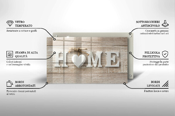 Kryt na varnou desku Home