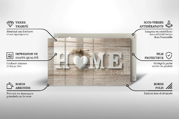 Kryt na varnou desku Home