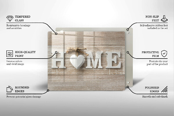 Kryt na varnou desku Home