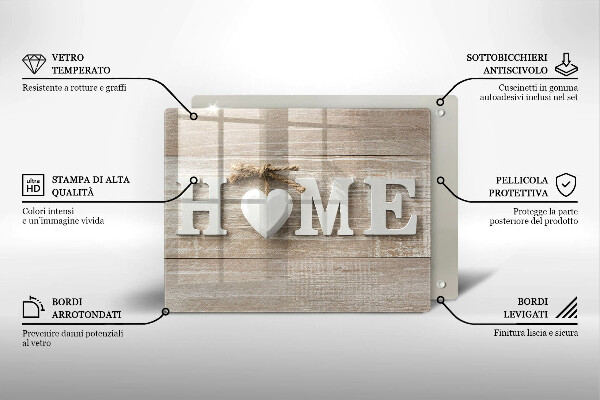 Kryt na varnou desku Home