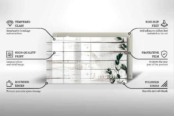 Sklo za sporák Staré desky a listy