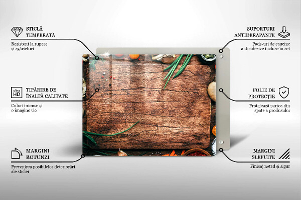 Kryt na varnou desku Dřevěné kuchyňské prkénko