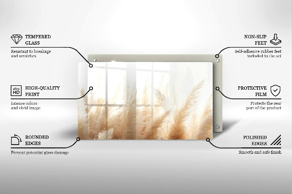 Kryt na varnou desku Pampová tráva