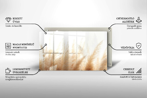 Kryt na varnou desku Pampová tráva