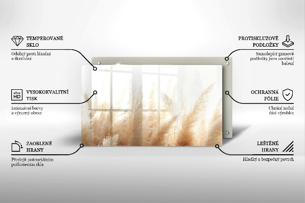 Kryt na varnou desku Pampová tráva