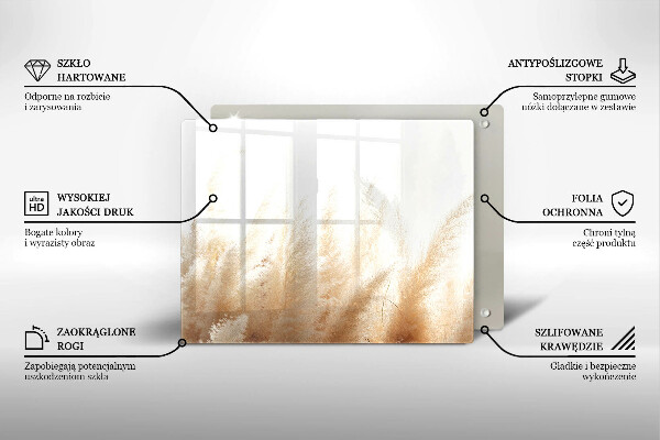 Kryt na varnou desku Pampová tráva