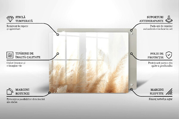 Kryt na varnou desku Pampová tráva