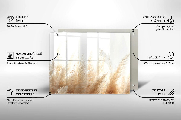 Kryt na varnou desku Pampová tráva