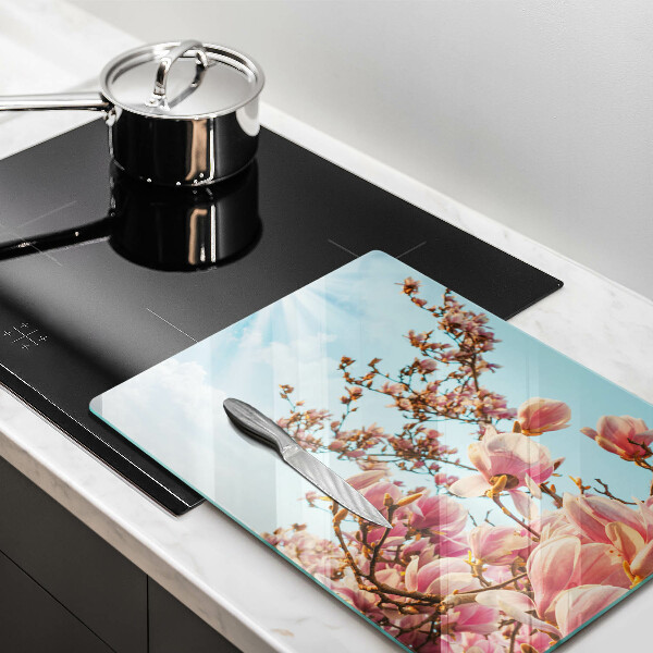 Kryt na varnou desku Růžové květy strom