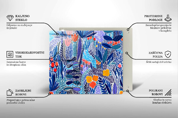 Sklo za varnou desku Malovaná louka