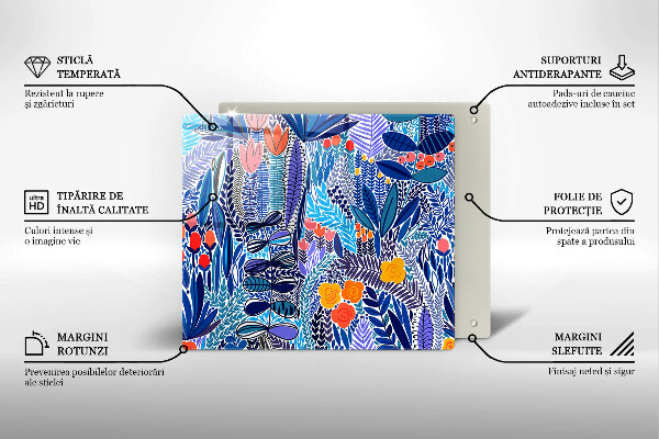 Sklo za varnou desku Malovaná louka