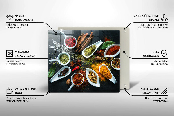 Sklo za varnou desku Kuchyňské koření