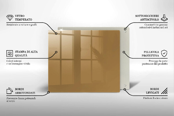 Sklo za varnou desku Barva béžová