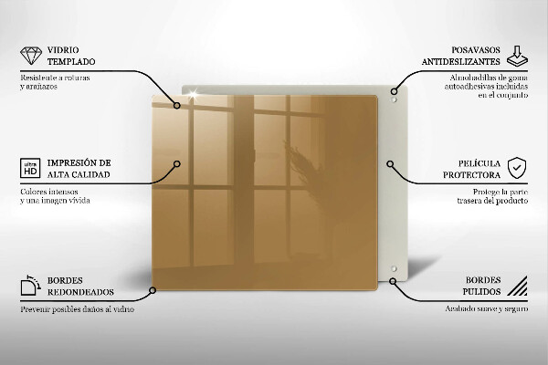 Sklo za varnou desku Barva béžová