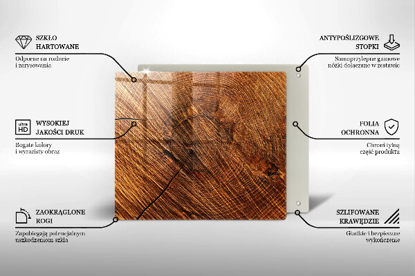 Sklo za varnou desku Dřevěná konstrukce