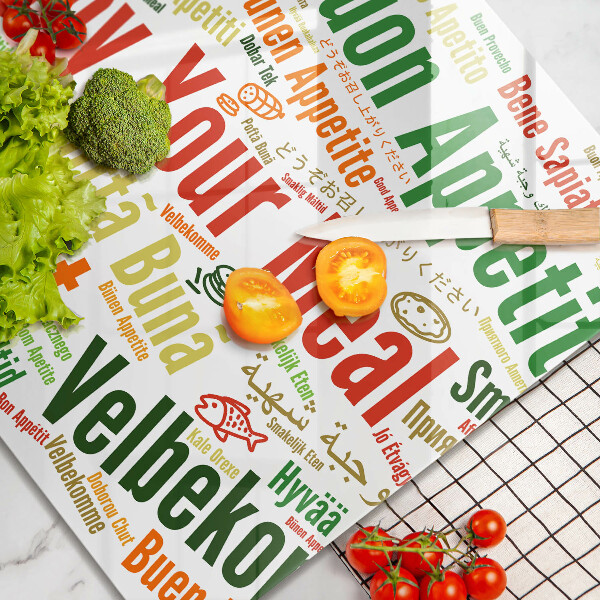 Sklo za varnou desku Titulky jazyky dobré chuti