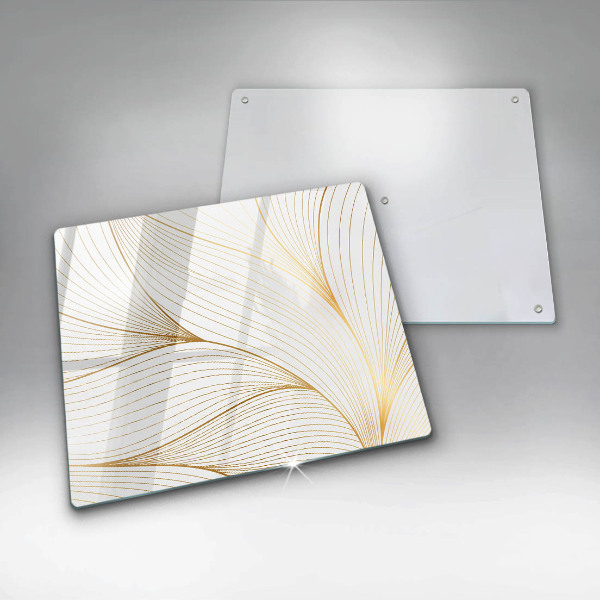 Sklo za varnou desku Moderní čáry vzor