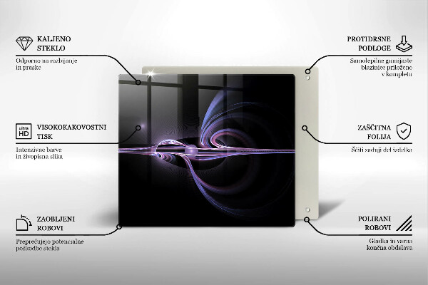 Sklo za varnou desku Moderní abstrakce