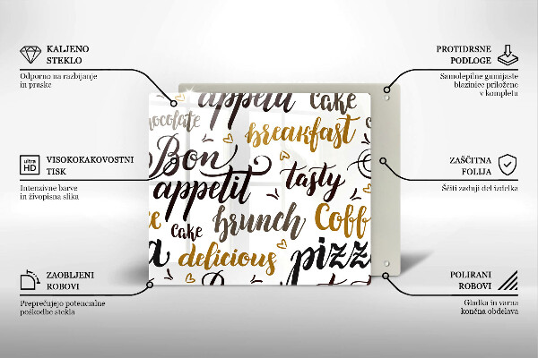 Sklo za varnou desku Bon appetit