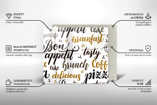 Sklo za varnou desku Bon appetit