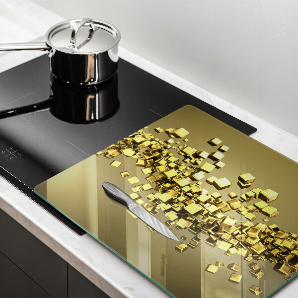 Sklo za varnou desku Abstraktní 3d geometrie