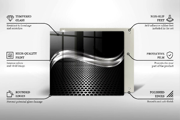 Sklo za varnou desku Kovová konstrukce