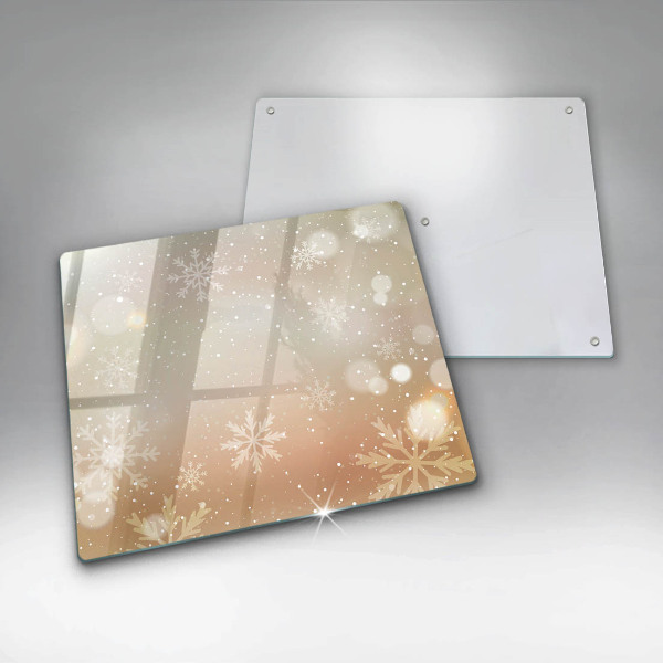 Sklo za varnou desku Sněhové vločky