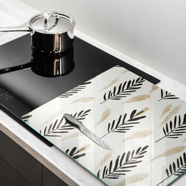 Sklo za varnou desku Boho rostliny