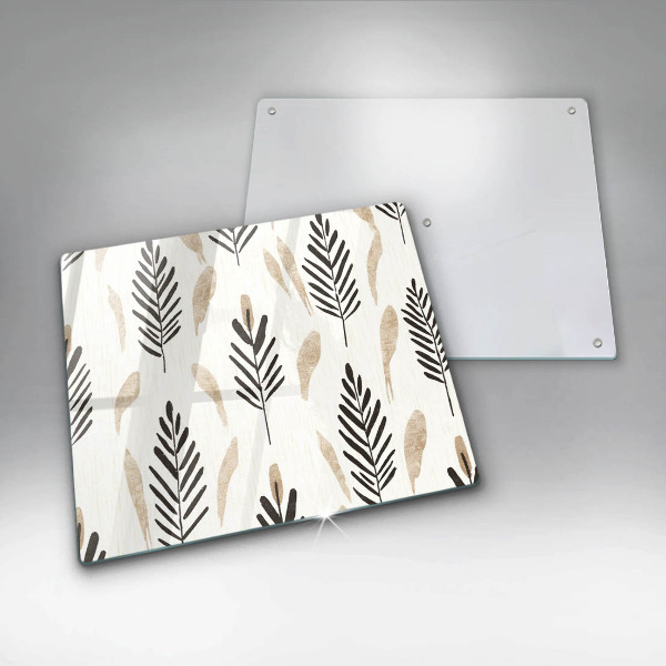 Sklo za varnou desku Boho rostliny