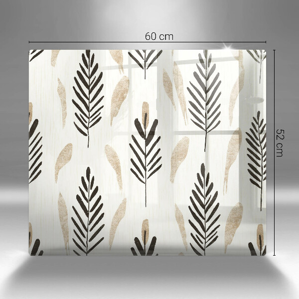 Sklo za varnou desku Boho rostliny