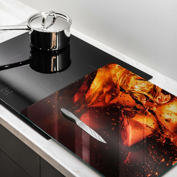 Sklo za varnou desku Kolový nápoj s ledem