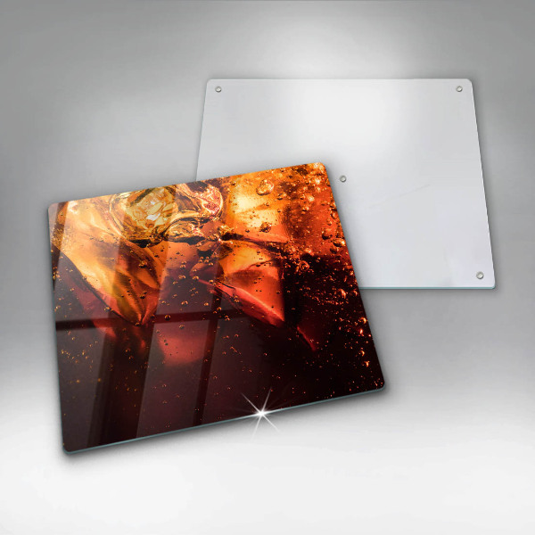 Sklo za varnou desku Kolový nápoj s ledem