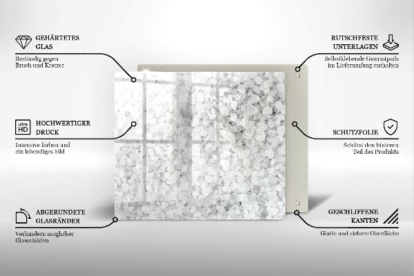 Sklo za varnou desku Krystaly soli