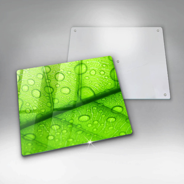 Sklo za varnou desku Detailní záběr na list