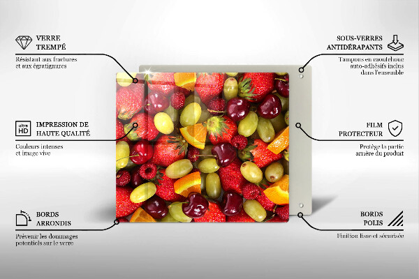 Sklo za varnou desku Letní ovoce