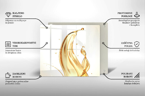 Sklo za varnou desku Olivový olej