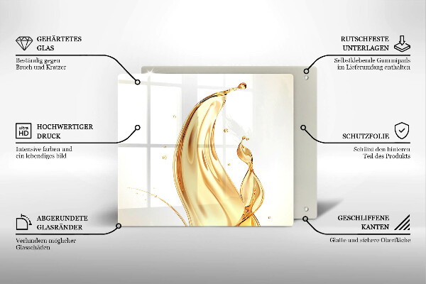 Sklo za varnou desku Olivový olej